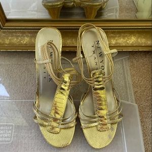 Gold Shoes